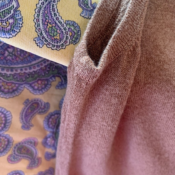 Liz & Co Sweater Vest, Long duster style, side slits, Large - Picture 5 of 6